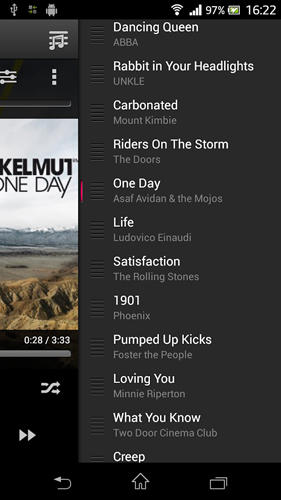 10 tracks: Cloud music player