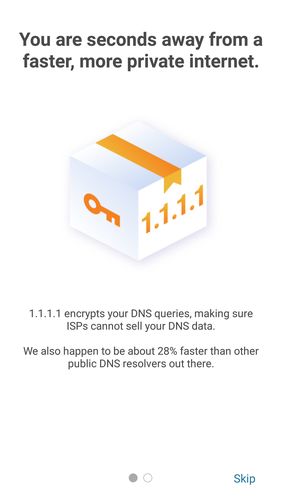 Descargar gratis 1.1.1.1: Faster & safer internet para Android. Programas para teléfonos y tabletas.
