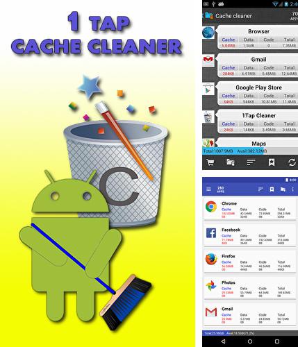 Download 1 tap cache cleaner for Android phones and tablets.