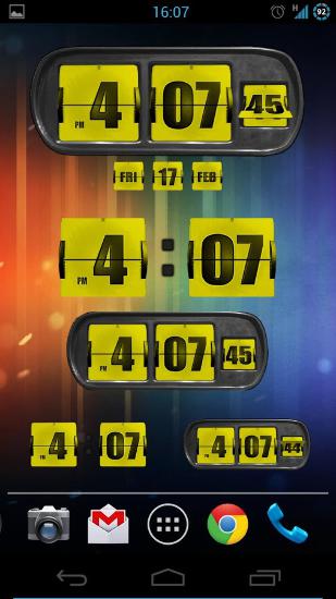 Animated Flip Clock 3D app for Android, download programs for phones and tablets for free.