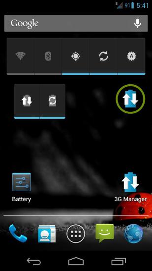 Laden Sie kostenlos 3G Manager für Android Herunter. Programme für Smartphones und Tablets.