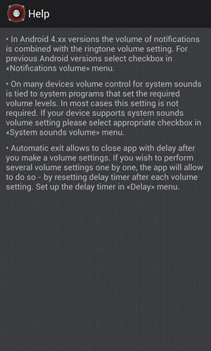 Aplicativo ABC volume para Android, baixar grátis programas para celulares e tablets.