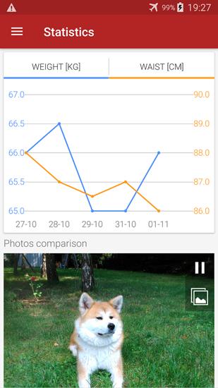 Screenshots des Programms Repeat habit - Habit tracker for goals für Android-Smartphones oder Tablets.