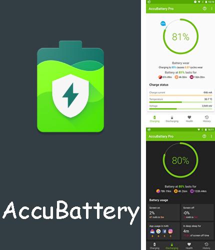 Télécharger gratuitement AccuBattery - Batterie  pour Android. Application sur les portables et les tablettes.