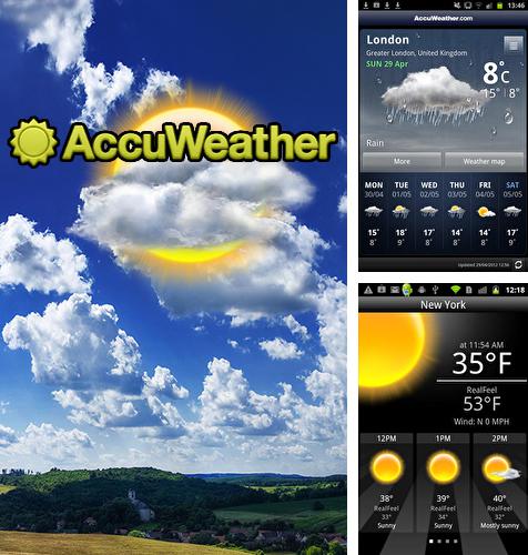 Бесплатно скачать программу Accu weather на Андроид телефоны и планшеты.