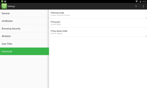Application Adguard pour Android, télécharger gratuitement des programmes pour les tablettes et les portables.