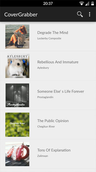 Baixar grátis Album Art Downloader para Android. Programas para celulares e tablets.