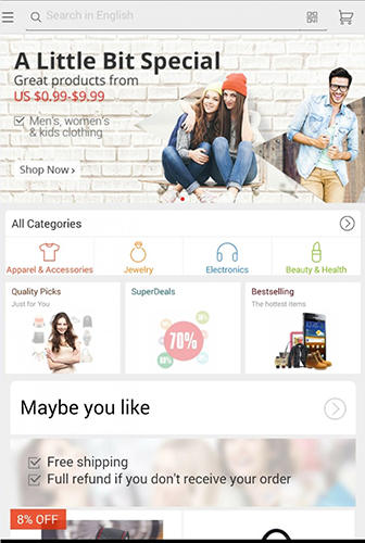 AliExpress app for Android, download programs for phones and tablets for free.