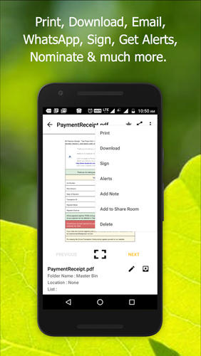 アンドロイド用のアプリAlldox: Documents Organized 。タブレットや携帯電話用のプログラムを無料でダウンロード。