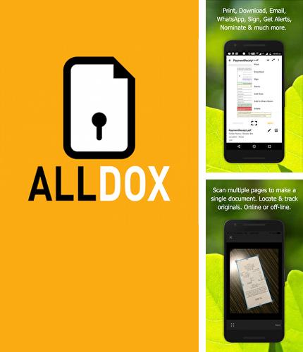 Outre le programme News republic pour Android vous pouvez gratuitement télécharger Alldox: Documents Organized sur le portable ou la tablette Android.