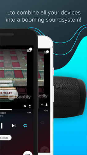 Скріншот програми AmpMe: Social Music Party на Андроїд телефон або планшет.