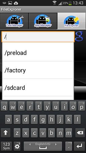 Screenshots of Rebooter program for Android phone or tablet.