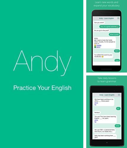 Télécharger gratuitement Andy - Chat anglais robot pour Android. Application sur les portables et les tablettes.