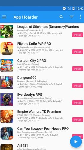 App hoarder - Paid apps on sale for free