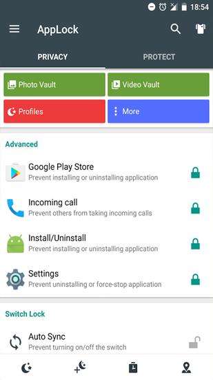 Descargar gratis Hexlock: App Lock Security para Android. Programas para teléfonos y tabletas.