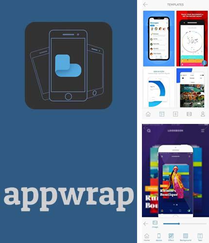 Крім програми Funtastic Face для Андроїд, можна безкоштовно скачати AppWrap: App screenshot mockup generator на Андроїд телефон або планшет.