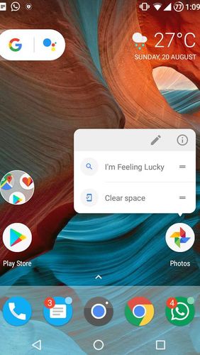 Nova Launcher を無料でアンドロイドにダウンロード。携帯電話やタブレット用のプログラム。