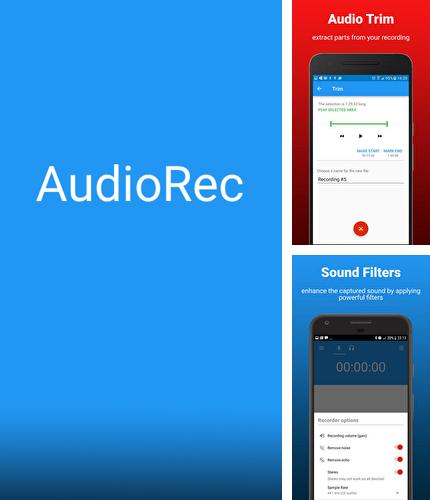 Descargar gratis AudioRec: Voice Recorder para Android. Apps para teléfonos y tabletas.