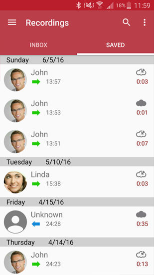 Die App Automatic Call Recorder für Android, Laden Sie kostenlos Programme für Smartphones und Tablets herunter.