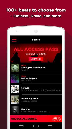 Télécharger gratuitement Auto Rap pour Android. Programmes sur les portables et les tablettes.