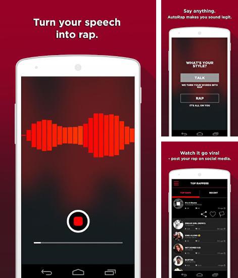 Neben dem Programm Vk like für Android kann kostenlos Auto Rap für Android-Smartphones oder Tablets heruntergeladen werden.