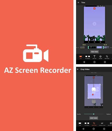 Além do programa Edge screen: Sidebar launcher & edge music player para Android, pode baixar grátis AZ Screen recorder para celular ou tablet em Android.