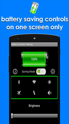 Télécharger gratuitement Battery Saving pour Android. Programmes sur les portables et les tablettes.