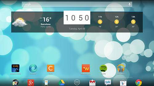 Application Beautiful widgets pour Android, télécharger gratuitement des programmes pour les tablettes et les portables.