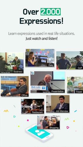Screenshots des Programms BeNative: Speakers für Android-Smartphones oder Tablets.