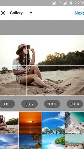 Screenshots of Best hashtags captions & photosaver for Instagram program for Android phone or tablet.