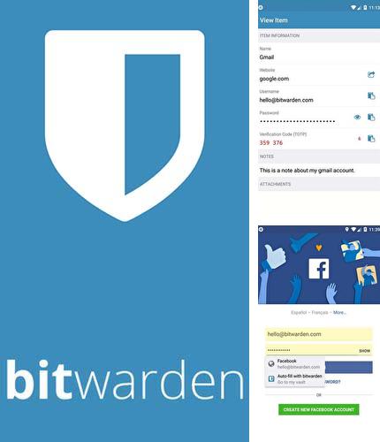 Outre le programme Spool pour Android vous pouvez gratuitement télécharger Bitwarden: Password manager sur le portable ou la tablette Android.