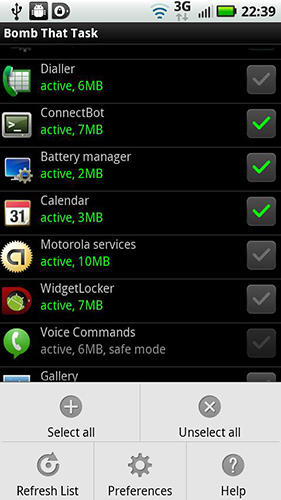 Application Bomb that task pour Android, télécharger gratuitement des programmes pour les tablettes et les portables.