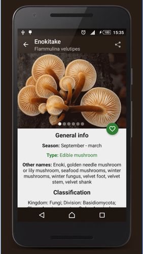 Baixar grátis Book of mushrooms para Android. Programas para celulares e tablets.