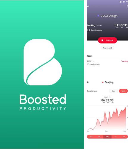 Laden Sie kostenlos Boosted: Produktivität & Zeiterfassung für Android Herunter. App für Smartphones und Tablets.