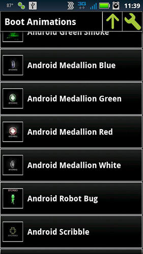 Aplicación Boot animation manager para Android, descargar gratis programas para tabletas y teléfonos.
