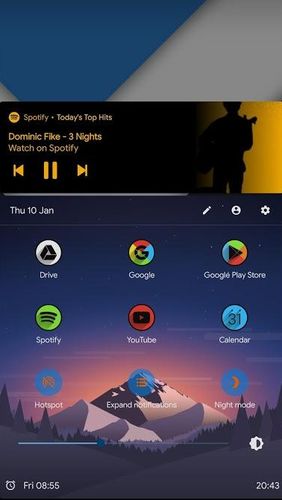 Додаток Bottom quick settings - Notification customisation для Андроїд, скачати безкоштовно програми для планшетів і телефонів.