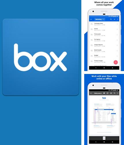 Besides We Transfer Android program you can download Box for Android phone or tablet for free.