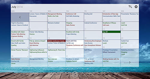 Business calendar app for Android, download programs for phones and tablets for free.