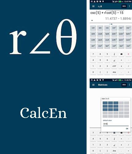 Descargar gratis CalcEn: Complex calculator para Android. Apps para teléfonos y tabletas.