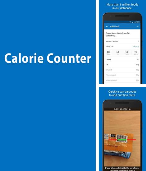 Neben dem Programm Symbols keyboard and text art für Android kann kostenlos Calorie Counter für Android-Smartphones oder Tablets heruntergeladen werden.