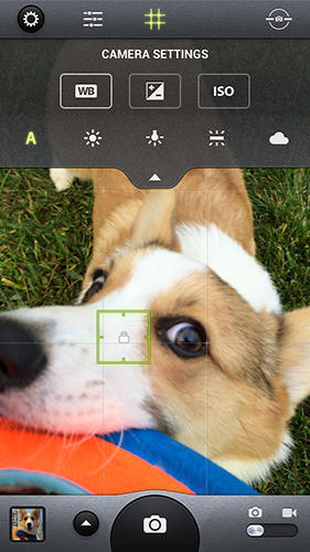 Screenshots des Programms Camera awesome für Android-Smartphones oder Tablets.