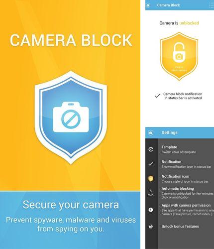 Télécharger gratuitement Camera block - logiciel anti-espion et antivirus pour Android. Application sur les portables et les tablettes.