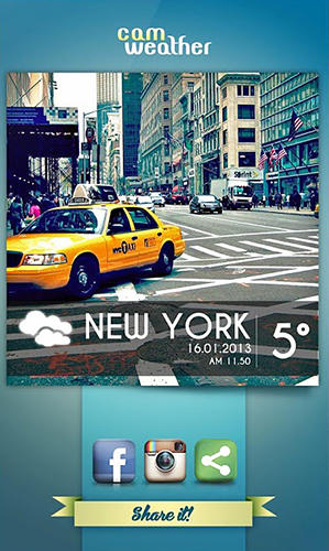Baixar grátis Accu: Weather para Android. Programas para celulares e tablets.