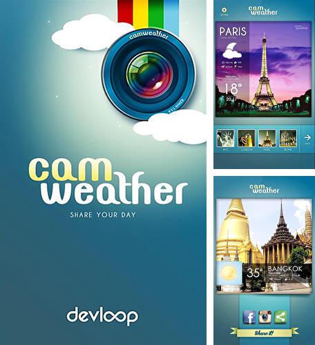 Besides Word steps Android program you can download CamWeather for Android phone or tablet for free.