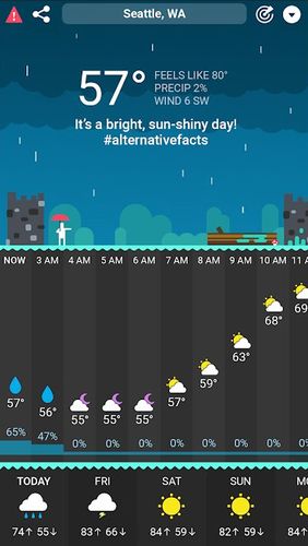 CARROT Weather app for Android, download programs for phones and tablets for free.