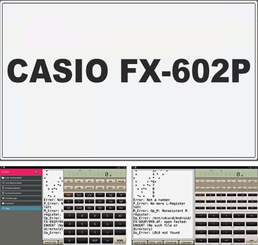 Download CASIO FX602P for Android phones and tablets.