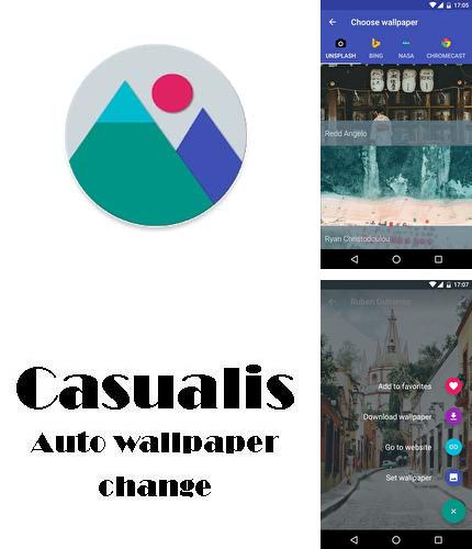 Кроме программы Facetune для Андроид, можно бесплатно скачать Casualis: Auto wallpaper change на Андроид телефон или планшет.