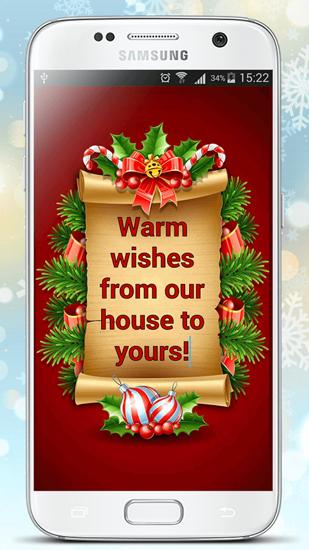 Aplicativo Christmas Greeting Cards para Android, baixar grátis programas para celulares e tablets.