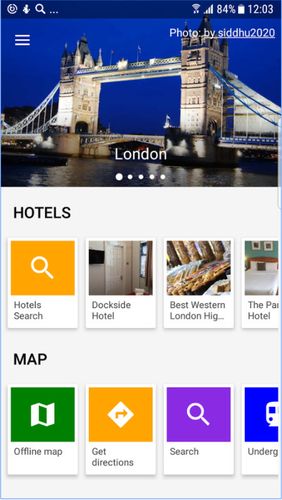 City guides offline app for Android, download programs for phones and tablets for free.