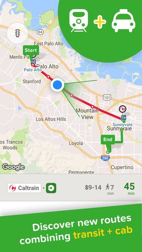 Les captures d'écran du programme Citymapper - Transit navigation pour le portable ou la tablette Android.